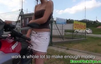 Publicsex amateur drinking cum outdoors